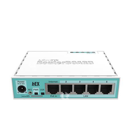 MIKROTIK ETHERNET ROUTER hEX (RB750Gr3)