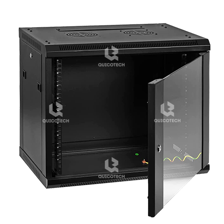 EUSSONET CABINET 9U MOUNTED, W/FAN
