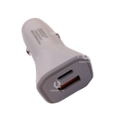 WUW Car Adapter, PD Dual USB, White