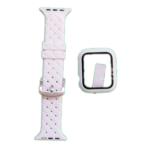 Band & Cover For Copy Watches, White, 44mm