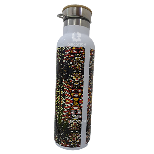 Green Lion Pattern Bottle