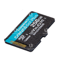 KINGSTON MEMORY MICRO SD 256GB, W/ADAPTER