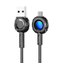 MOXOM Type C Led Cable MX-CB72, Black
