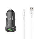 YOOKIE Type C Car charger PC2, 3.0A,  Black