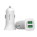 YOOKIE Lightning Car Charger  PC1, Silver