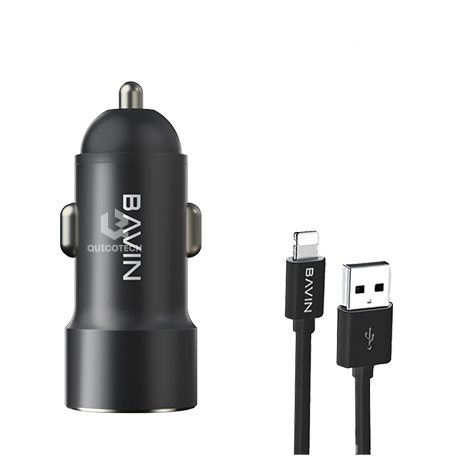 BAVIN Lightning Car charger 3.1, PC356, Black