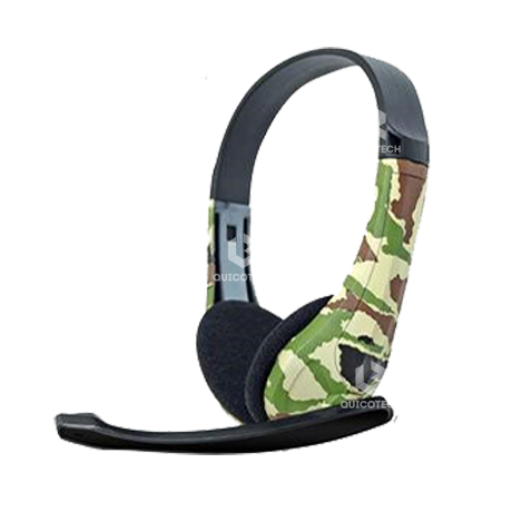 Headset stereo BK-18, Army green