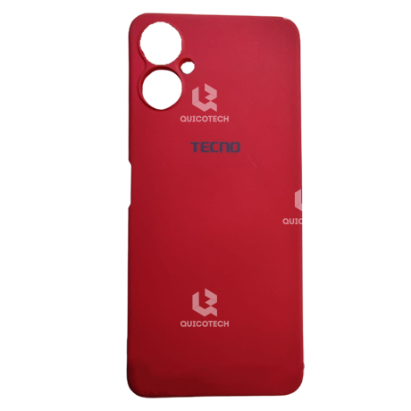 Silicon Cover For Tecno, Comon 19 Pro, Red