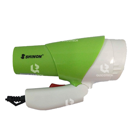 Shinon Foldable Hair Dryer with 2 Speed, Green