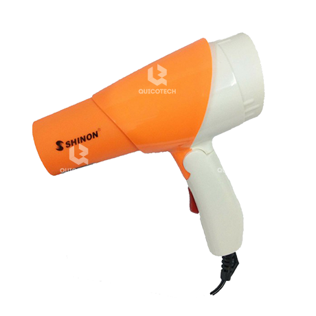 Shinon Foldable Hair Dryer with 2 Speed, Orange