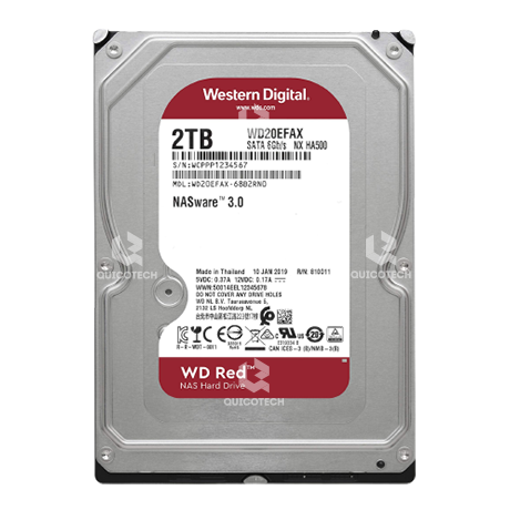 WD Internal HARD DRIVE 2TB Red for Desktop