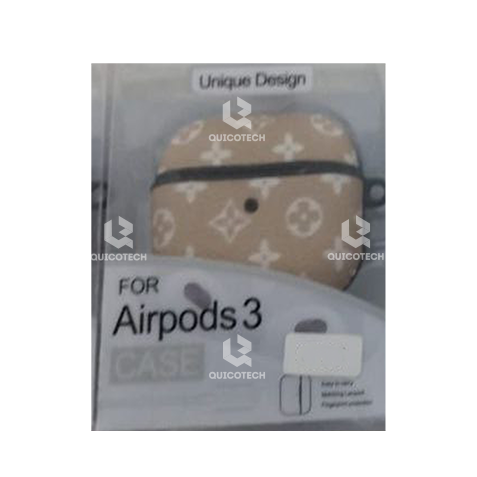 Cover For Airpods Pro, Channel Design, Light Beige