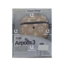 Cover For Airpods Pro, Channel Design, Light Beige