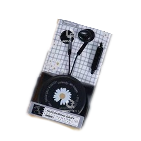 Lovely-me Earphones Q68, Black