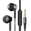 BAVIN Earphone HX855, 3.5mm, Black