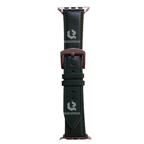 Leather Watch Band, Green
