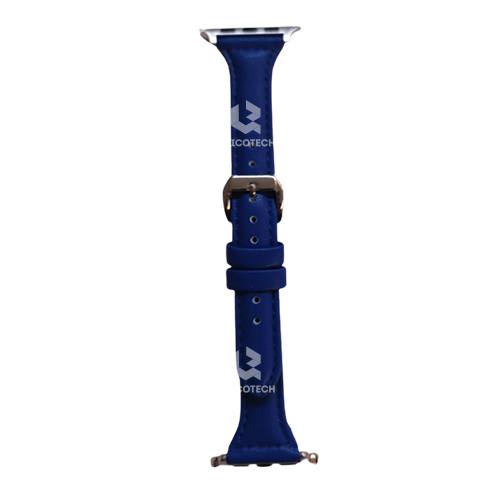Leather Watch Band For Women, Blue