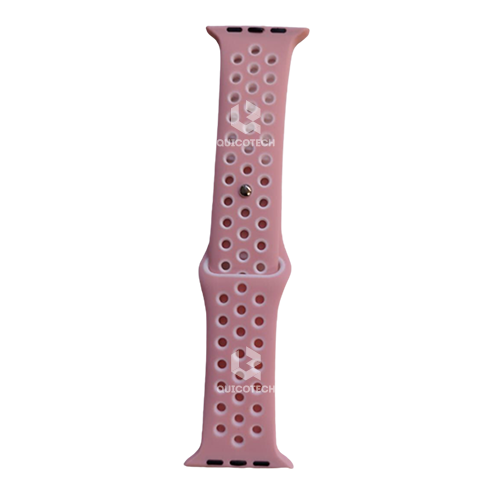High Copy Elastic Watch Band, pink and white