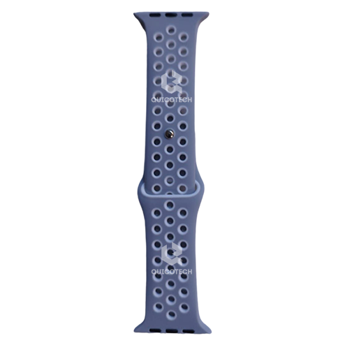 High Copy Elastic Watch Band, Grey & White