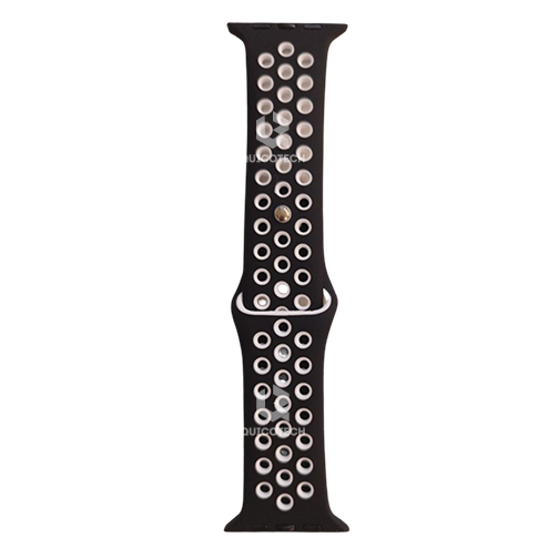 High Copy Elastic Watch Band, Black & White