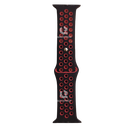 High Copy Elastic Watch Band, Black & Red