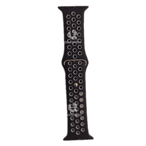 High Copy Elastic Watch Band, Black & Grey