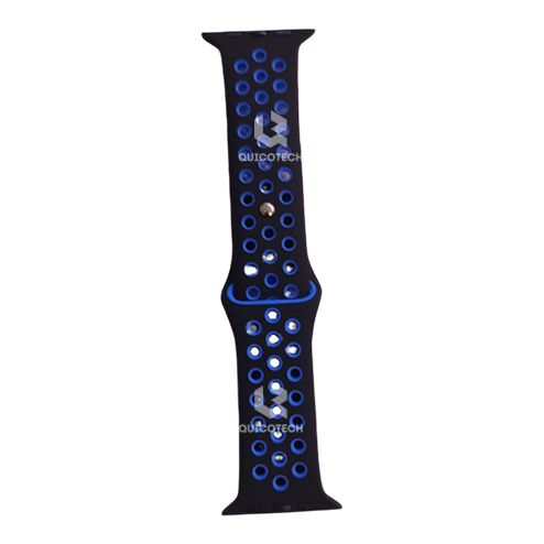 High Copy Elastic Watch Band, Black & Blue