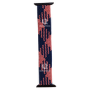 Fabric Watch Band, Blue & Pink