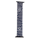 Fabric Band Watch, Blue & White