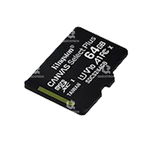 KINGSTON MEMORY MICRO SD 64GB, W/ADAPTER