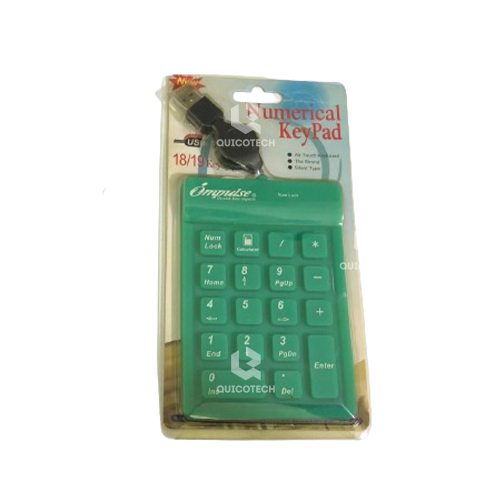 KEYBOARD FLEXIBLE GREEN