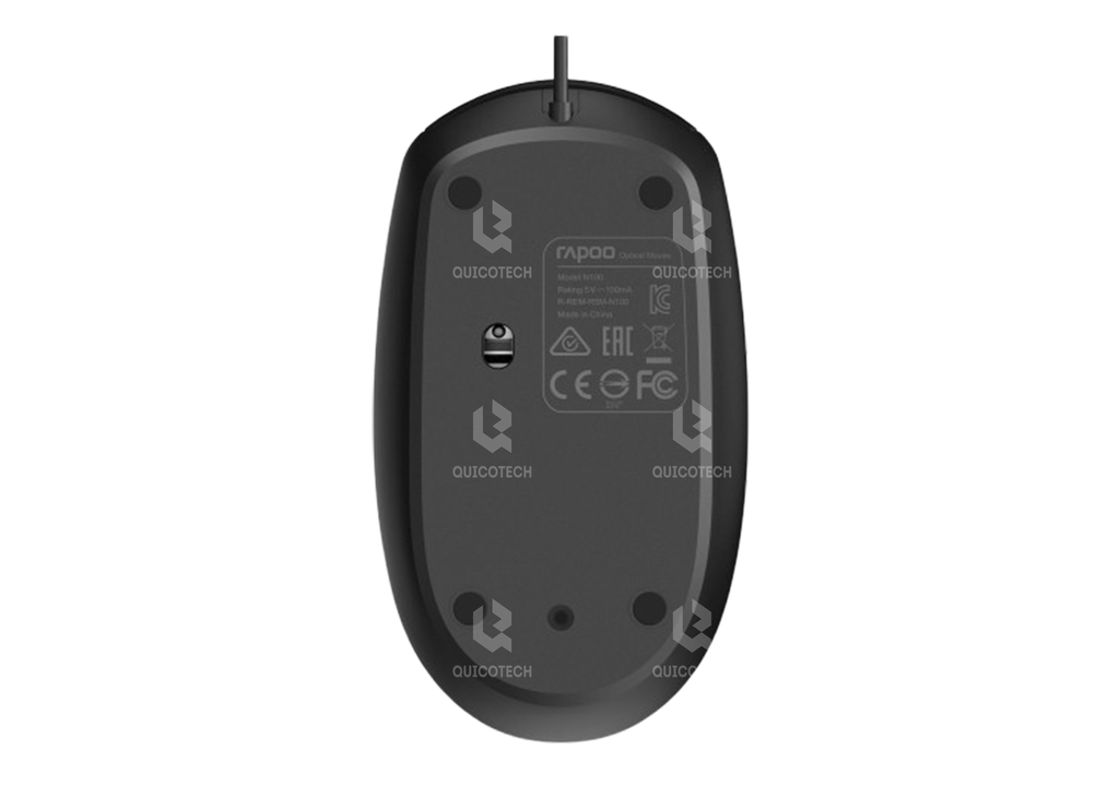 RAPOO MOUSE WIRED N100 1000DPI