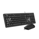 A4-TECH KEYBOARD W/MOUSE KK-3330 COMBO EN/AR, USB