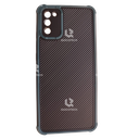 Back Cover For Samsung A02s, Black & Green