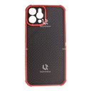 Back Cover For iPhone 12 Pro, Black & Red