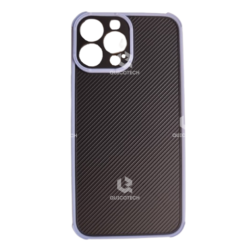 Back Cover For iPhone 13 Pro Max, Black & Purple