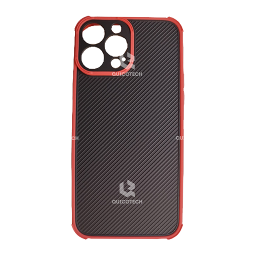 Back Cover For iPhone 13 Pro Max, Black & Red