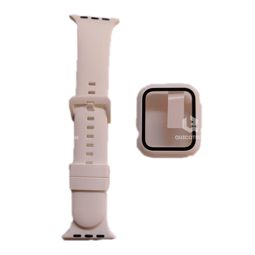 Band Watch And Cover For High Copy, Pink, 44mm