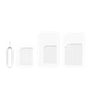 SIM CARD TO ADAPTER, 4 in 1, White