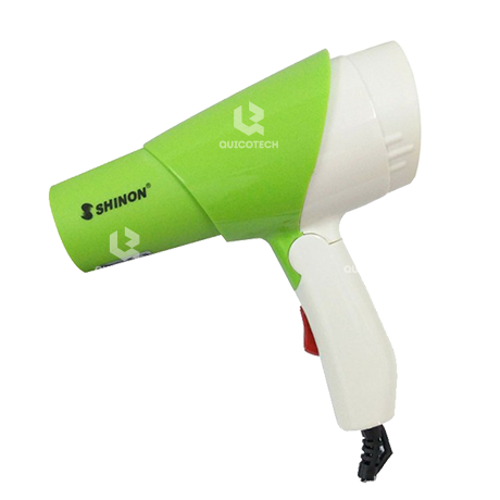 Shinon Foldable Hair Dryer with 2 Speed, Green