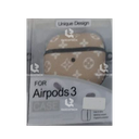 Case For Airpod 3 Channel Design, Light Beige