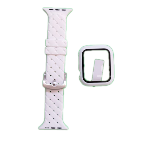 Band & Cover For Copy Watches, White, 42mm