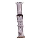 Leather Watch Band, White
