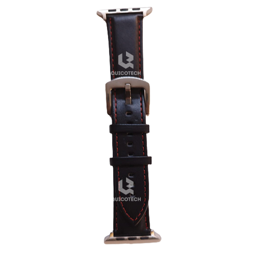Leather Watch Band, Dark Blue