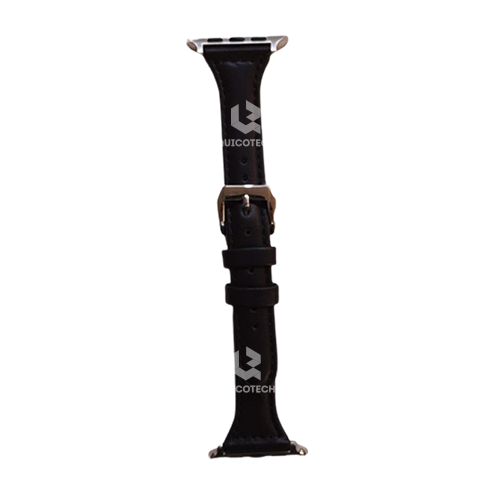 Leather Watch Band For Women, Black