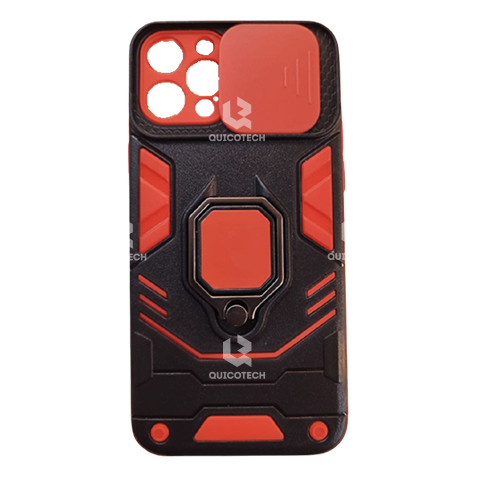Cover For iPhone 12 Pro, Black & Red