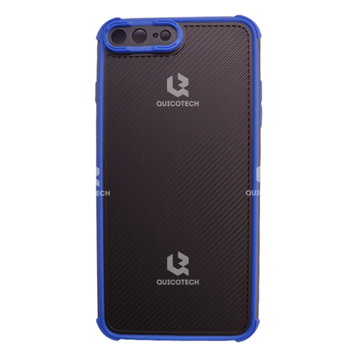 Back Cover For iPhone 7 Plus, Black & Blue