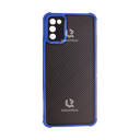 Back Cover For Samsung A02s, Black & Blue