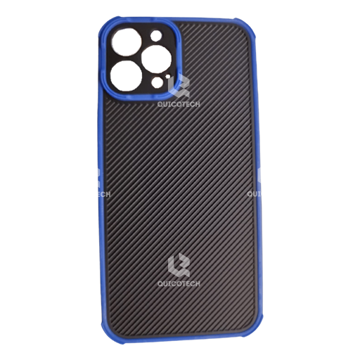 Back Cover For iPhone 12 Pro Max, Black & Blue