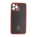 Back Cover For iPhone 12 Pro Max, Black & Red